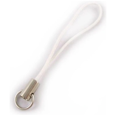 Šňůrka na mobil - bílá – Zboží Dáma