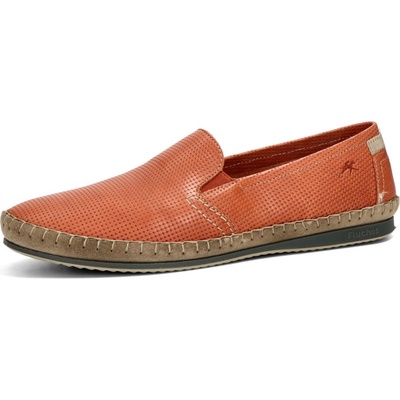 Fluchos pánské kožené mokasíny hnědé – Zboží Mobilmania