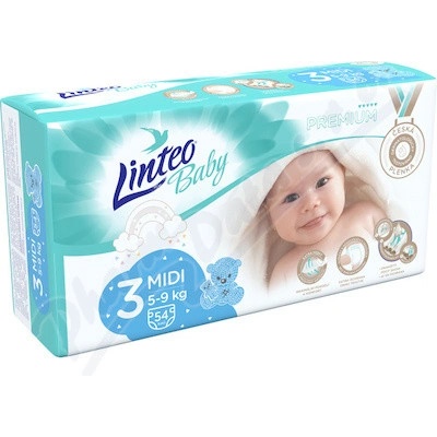 MELITRADE LINTEO BABY PremIUM MIDI 5-9 kg 54 ks