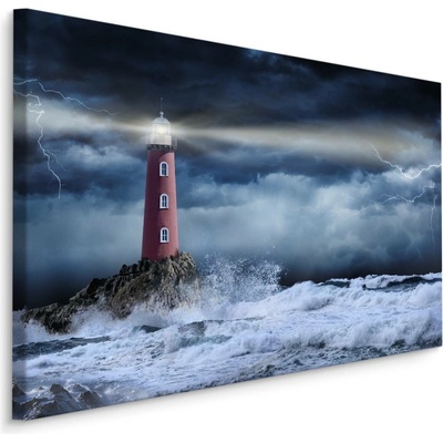 Plátno Mořská Bouře A Maják Varianta: 90x60