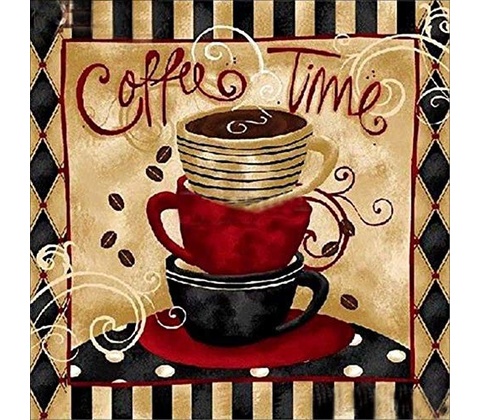 Malování podle čísel Coffe Time