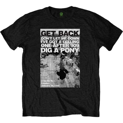 The Beatles Rooftop Shot Black 2XL Риза (BEATTEE429MB05)