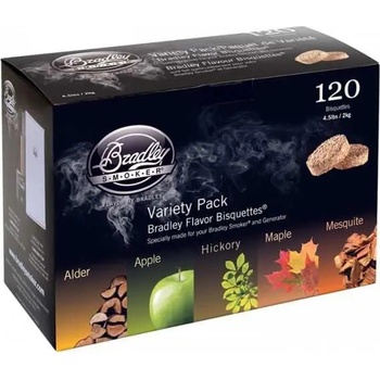 Bradley Smoker brikety na údenie Mix 120 ks