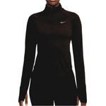Nike Дамска тениска Nike Women's Tempo Swoosh HBR Dri-Fit Half-Zip Top Running shirt - Black / White - размер XS (916-5410-0111)