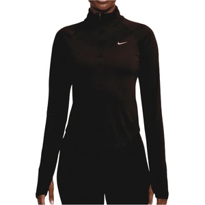 Nike Дамска тениска Nike Women's Tempo Swoosh HBR Dri-Fit Half-Zip Top Running shirt - Black / White - размер XS (916-5410-0111)