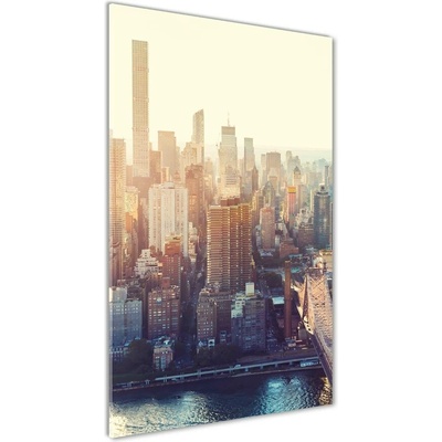 Vertikálny foto obraz sklenený New York 50x100 cm