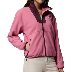 Columbia Дамски поларен пуловер Columbia Women's Sequoia Grove Full Zip Fleece Fleece jumper - Rosette / Moonvista - размер XS (105-6133-0611)
