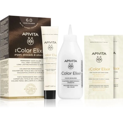 APIVITA My Color Elixir боя за коса без амоняк цвят 6.0 Dark Blonde