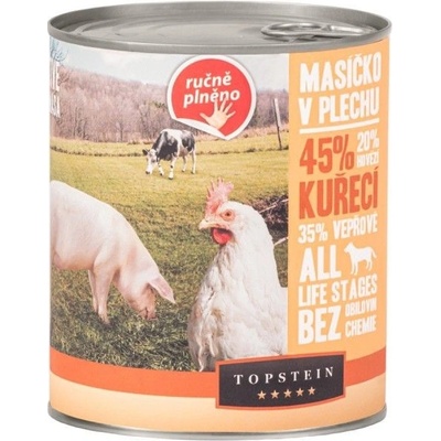 Topstein Farm Fresh Masíčko v plechu kuřecí 8 x 800 g