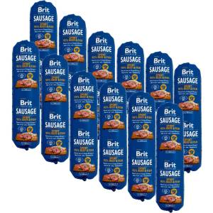 Brit Sausage SPORT Говеждо и Риба 12 x 800 г