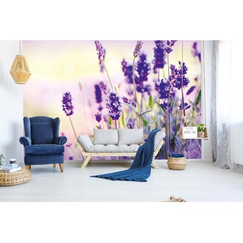 Image 1 of DIMEX ART Самозалепваща се флизелинова фототапета лавандулово поле 375 x 250 см
