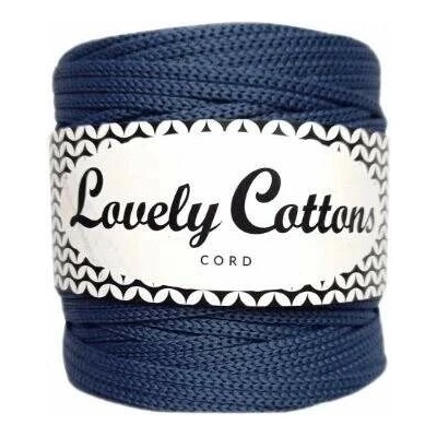 Polyesterová šňůra Lovely Cottons 3mm - Jeansová