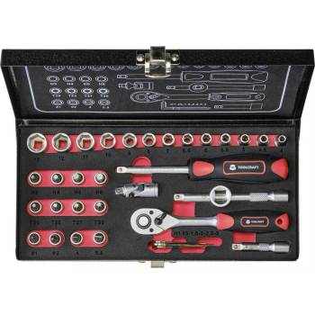 Toolcraft súprava nástrčných kľúčov metrický 1/4 6,3 mm 36-dielna 826363