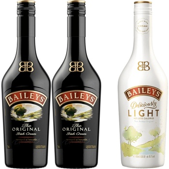 2X Baileys 17% 0,7L + Baileys Deliciously Light 0,7L Ako Darček