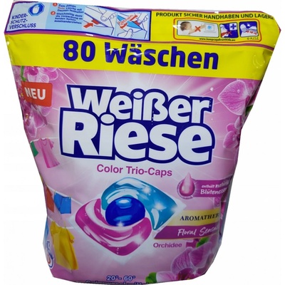 Weißer Riese Color Orchidee kapsule na pranie 80 PD
