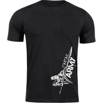 Image 1 of DRAGOWA Тениска с къс ръкав Spartan Army Myles, черна, 160 г/м2 (7846)