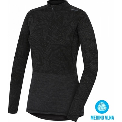 Husky Merino termoprádlo Merow Zip black – Zboží Dáma