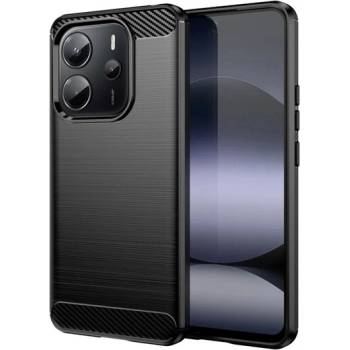 Gigapack Redmi Note 14 4G GIGAPACK Силиконов протектор за телефон, удароустойчив, карбонов модел, ЧЕРЕН GP-168060 (GP-168060)