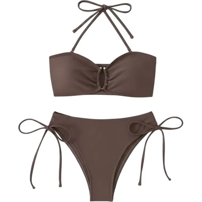 Amparo Miranda Elegantní hnědé dvoudílné bikiny 6604