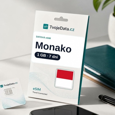 eSIM Monako 1 GB / 7 dní