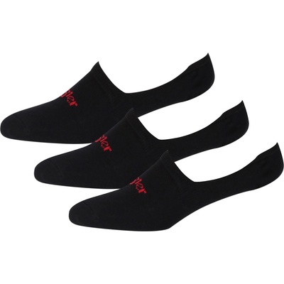 Wrangler Чорапи Wrangler Men's Guthrie 3-Pack Cotton Non-Slip Liner Invisible Socks - Black