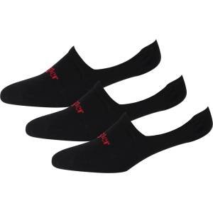 Wrangler Чорапи Wrangler Men's Guthrie 3-Pack Cotton Non-Slip Liner Invisible Socks - Black