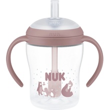 NUK Fľaštička na učenie Perfect Match so slamkou 150 ml Bear