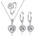 Silenti Jewelry Сребърен комплект "Единодушие" - 5 - 49мм (15.6мм диам. )
