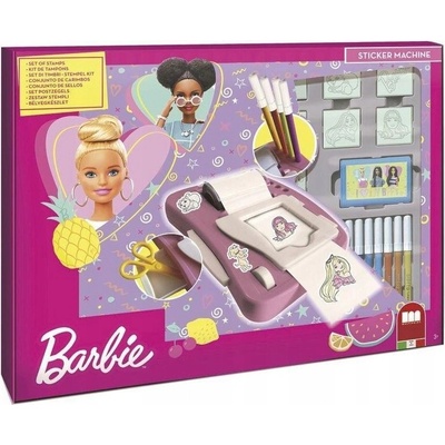 Barbie Razítka a stroj na samolepky