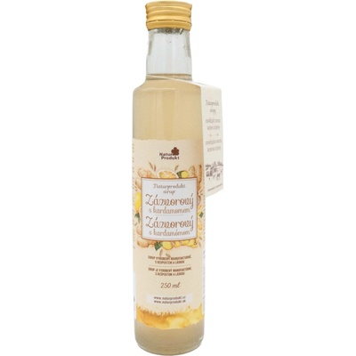 Naturprodukt sirup zázvorový s kardamonem 250 ml