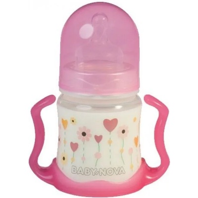 Baby-Nova Baby Nova Пластмасово шише 150 мл. , розово (45003)