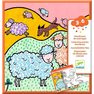 Maľovanky a hry v krabičke Farma