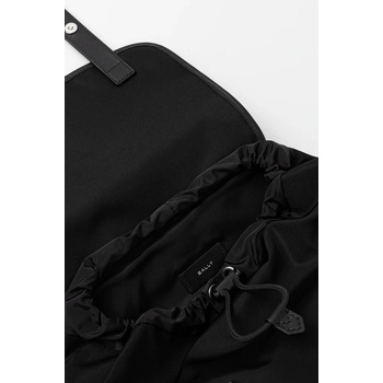 Bally Раница Bally в черно голям размер с изчистен дизайн MAK04B (MAK04B)