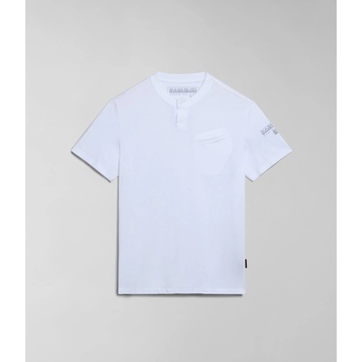 Napapijri Мъжка тениска s-melville bright white - xxl (np0a4hql002)