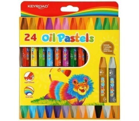 Keyroad Olejové pastely 24ks