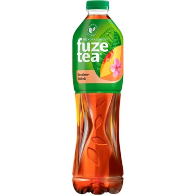 Fuze tea Černý ledový čaj Broskev a ibišek 6 x 1,5 l