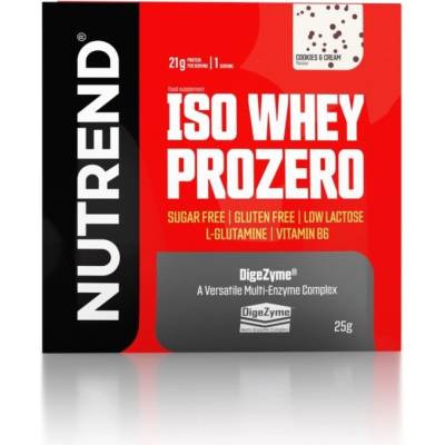 Nutrend ISO WHEY PROZERO - 25 g - cookies cream