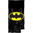 CARBOTEX - Detská bavlnená plážová osuška Batman - LOGO - Gothan / 70 x 140 cm