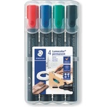 STAEDTLER Комплект Маркери Staedtler Lumocolor 352, перм, обли, 4 цв (21127-А)