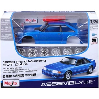 Maisto Метална кола за сглобяване Maisto Assembly Line - 1993 Ford Mustang SVT Cobra, 1: 24 (39537)