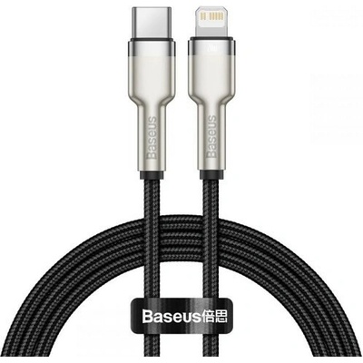 Baseus Cafule Series nabíjací / dátový kábel USB-C na Lightning PD 20W 1m, čierna