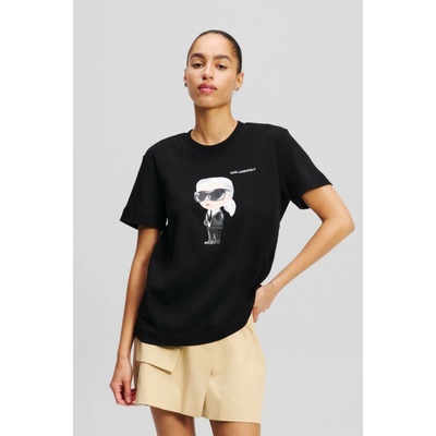 KARL LAGERFELD IKON AQUARELLE K T-SHIRT BLACK
