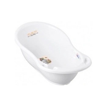 TEGA BABY Бебешка вана с оттичане Tega Baby - Wild & Free, Слонче, 86 cm, бяла (5902963001375)