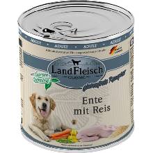 LandFleisch Dog Classic kachna s rýží 6 x 800 g