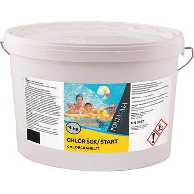 Pontaqua Chlór Pontaqua ŠOK / ŠTART 3kg