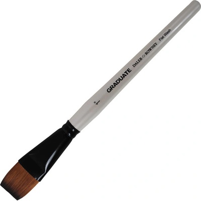 Daler Rowney Štětec DR Graduate Synthetic Flat Wash - vel. 1", krátká rukojeť