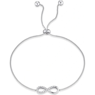 Engelsrufer Strieborný náhrdelník Infinity so zirkónmi ERN-LILINF-LOVE