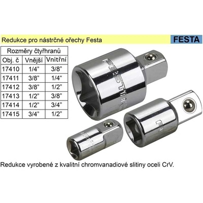 Adaptér 1/4"-1/2" FESTA – Zboží Dáma