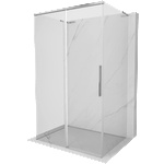Mexen Rox-3S L тристенна плъзгаща се душ кабина 115 x 80 см, прозрачна, хром - 8C2L-115-080-01-00-3S (8C2L-115-080-01-00-3S)