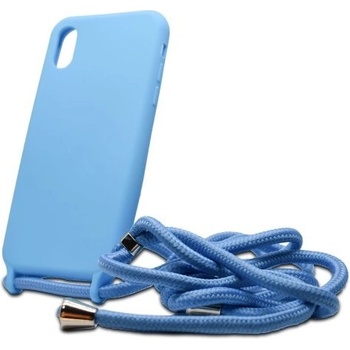 Liquid Strap TPU iPhone X/Xs - svetlo modré